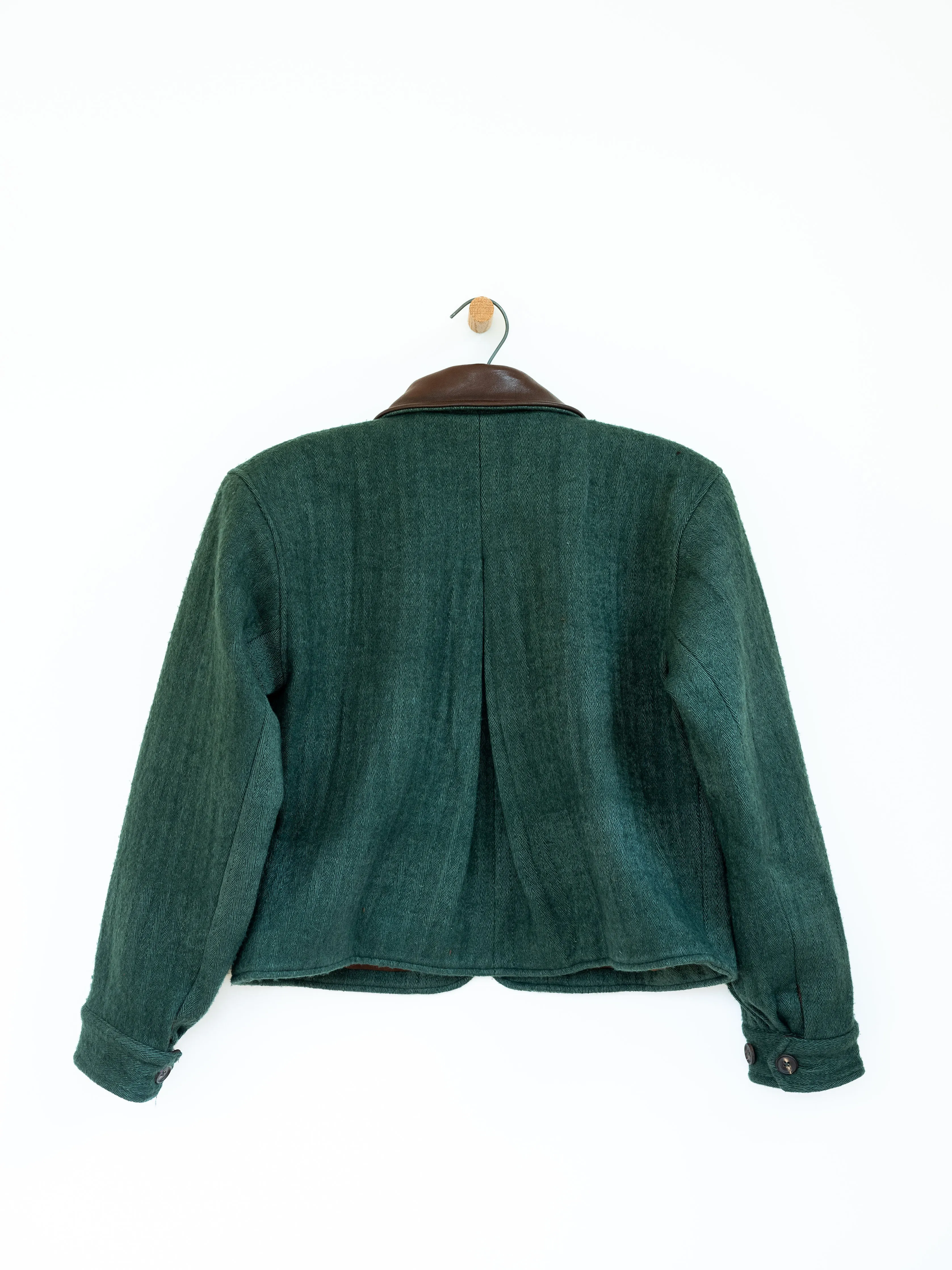 Cropped Jacket in Wool