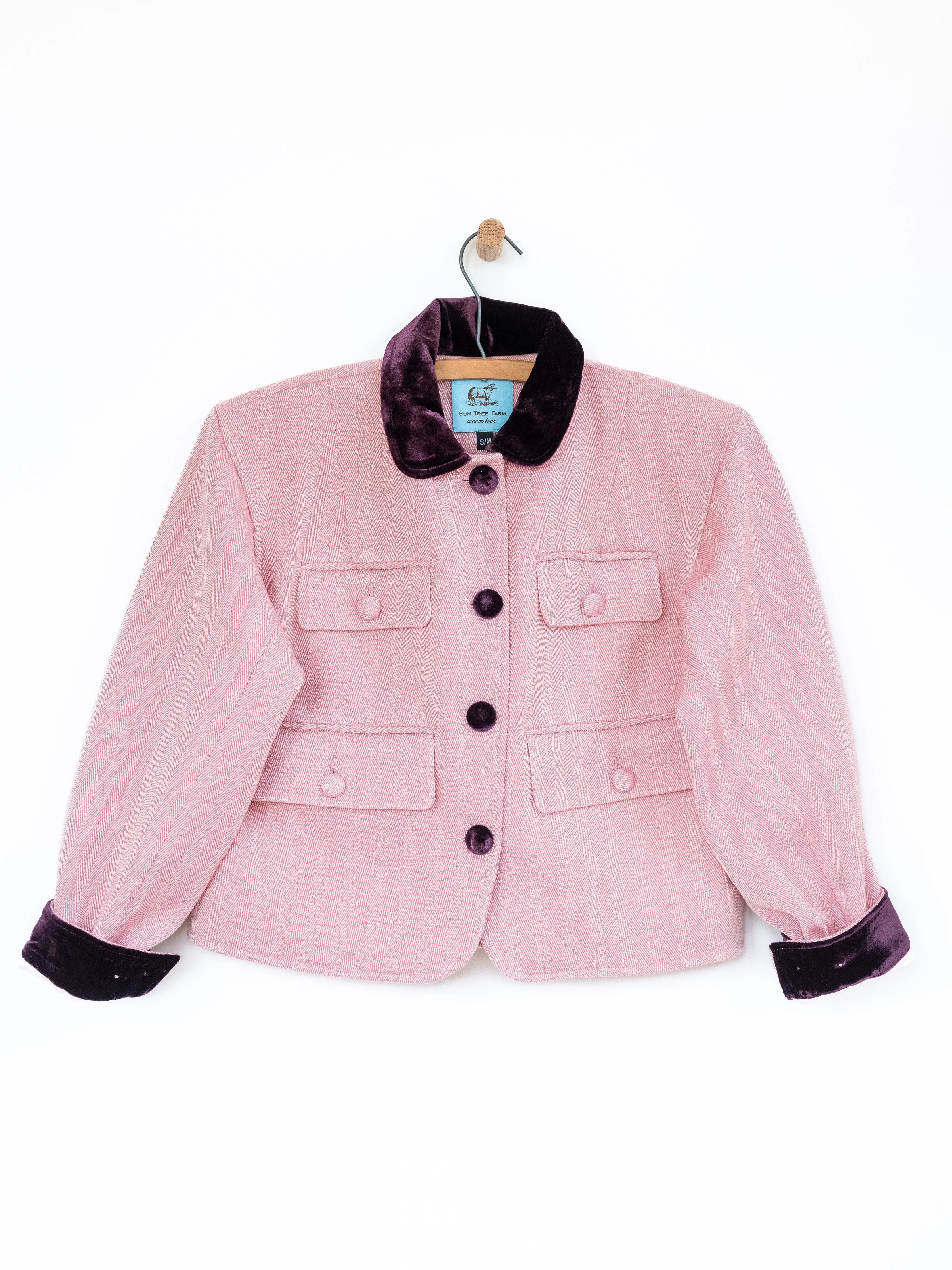 Cropped Jacket in Wool