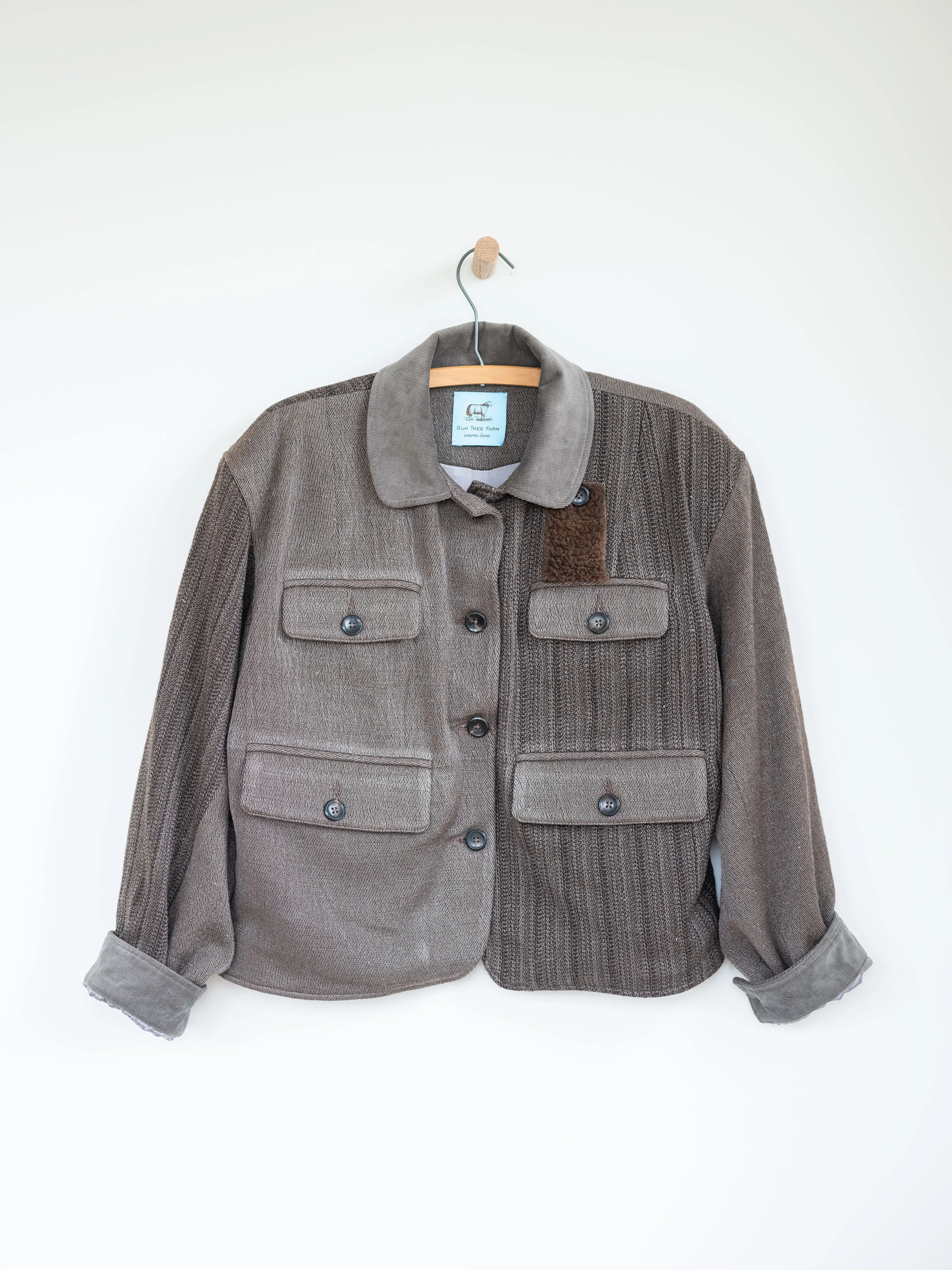 Cropped Jacket in Wool