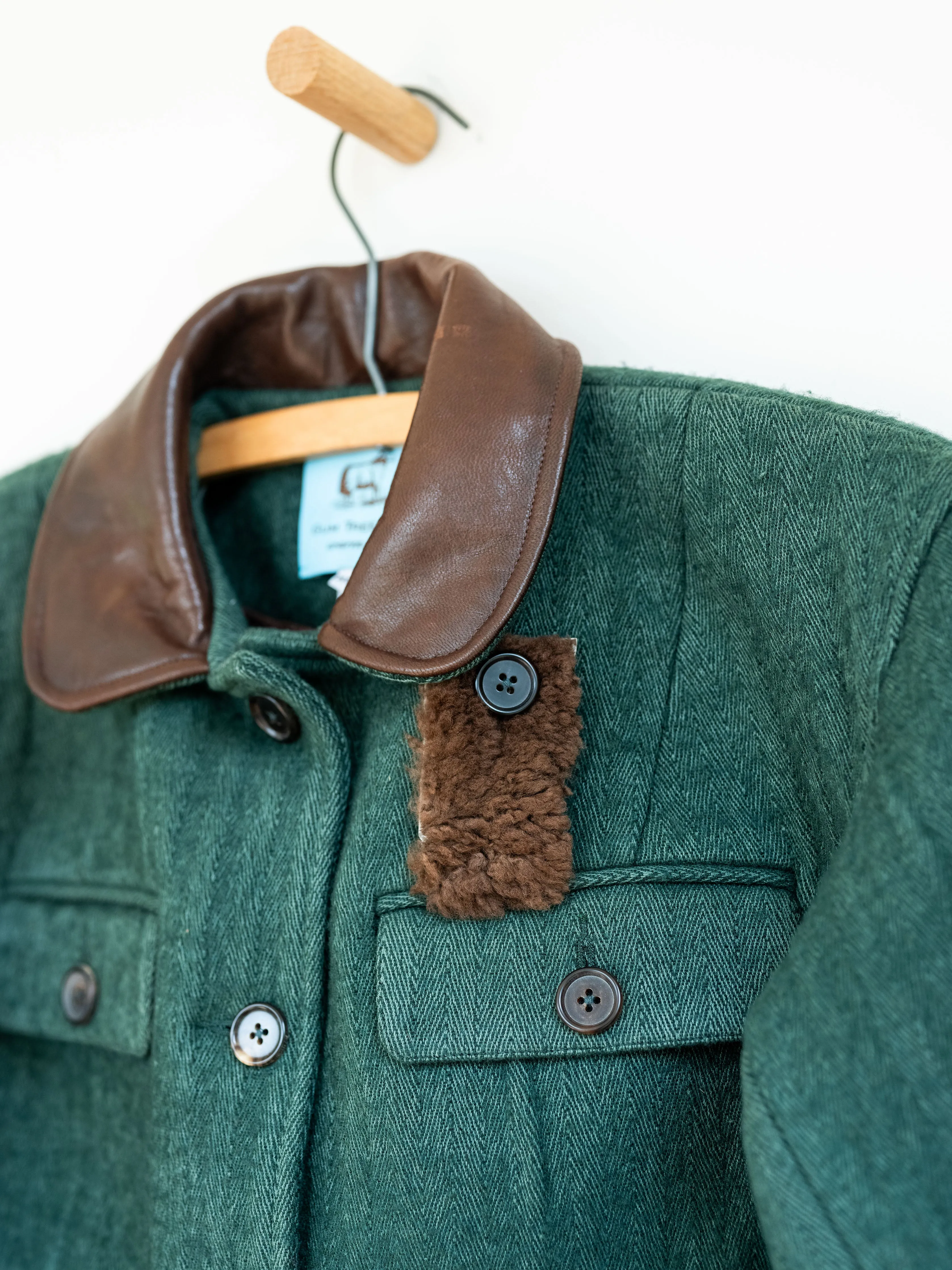 Cropped Jacket in Wool