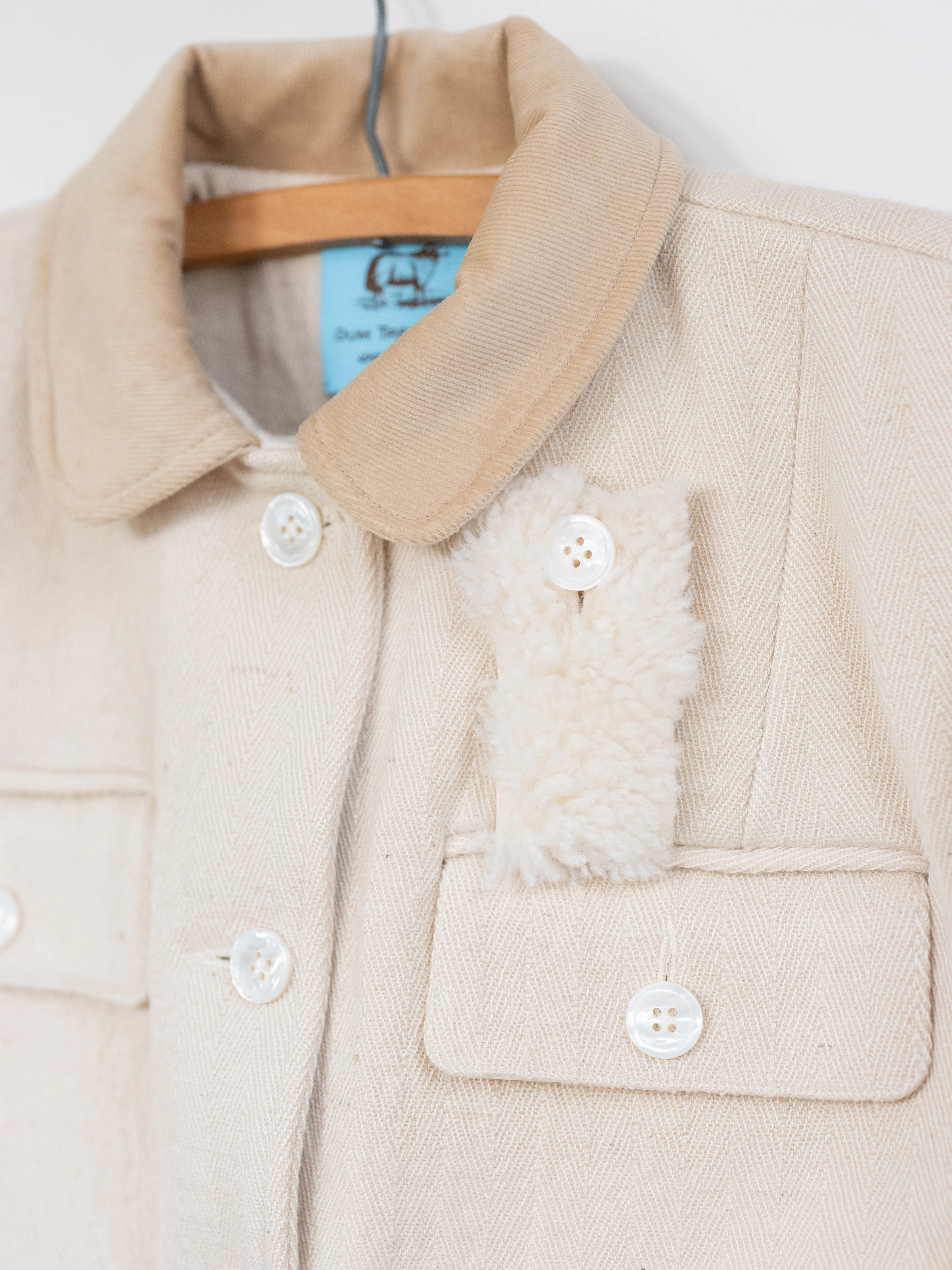 Cropped Jacket in Wool