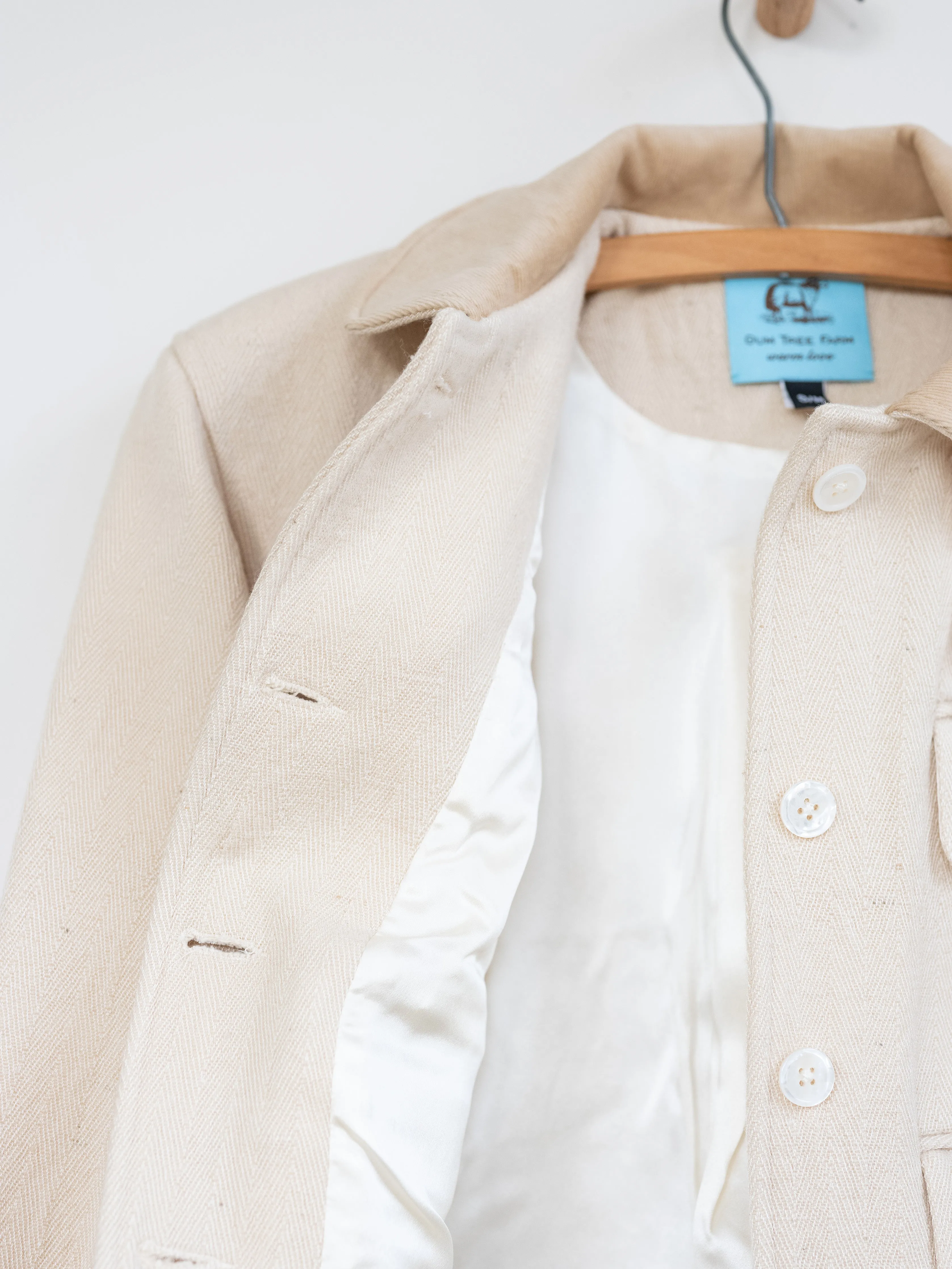 Cropped Jacket in Wool