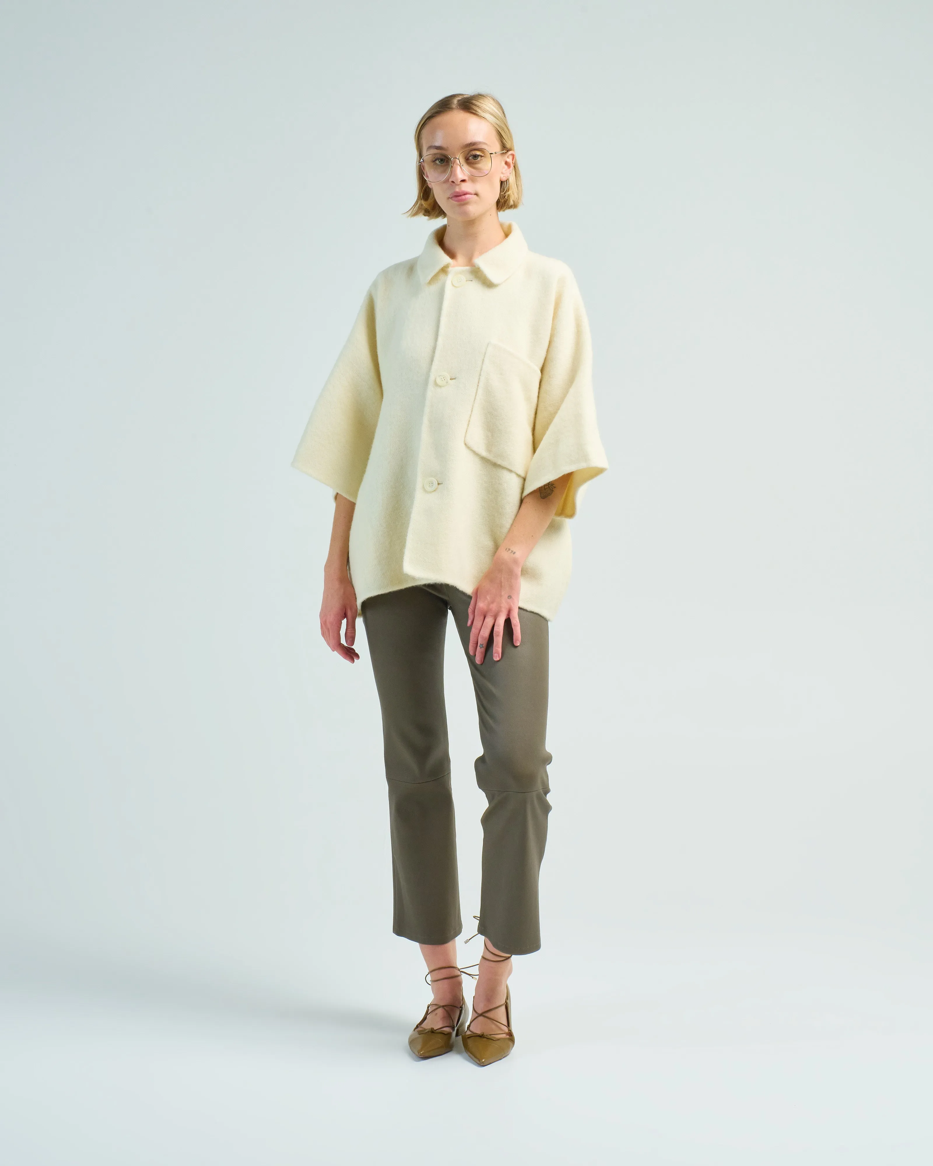 cropped kimono jacket