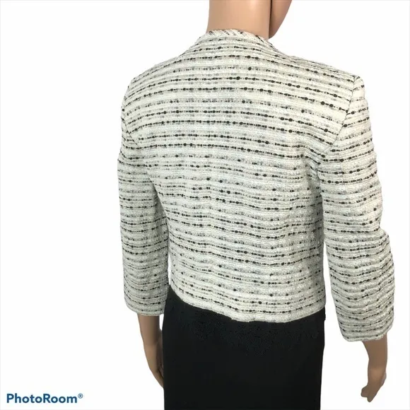 Cropped textured jacket by Hugo Boss