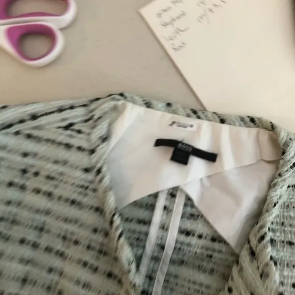 Cropped textured jacket by Hugo Boss