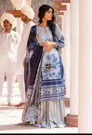 Cross Stitch Tabeer Premium Lawn/PEACOAT SERE - 3 PCS