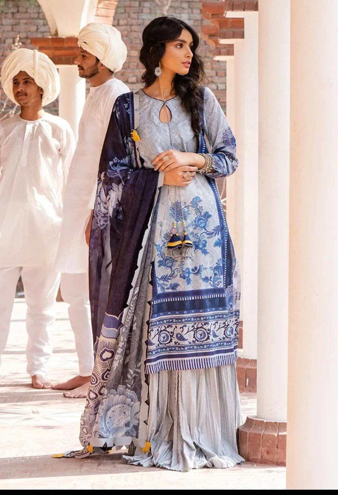 Cross Stitch Tabeer Premium Lawn/PEACOAT SERE - 3 PCS
