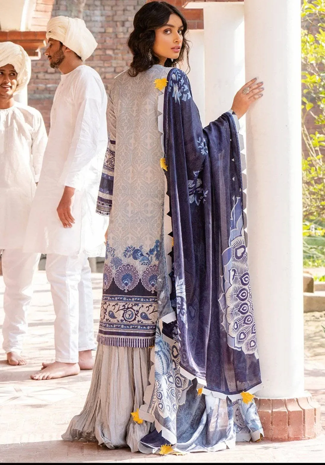 Cross Stitch Tabeer Premium Lawn/PEACOAT SERE - 3 PCS