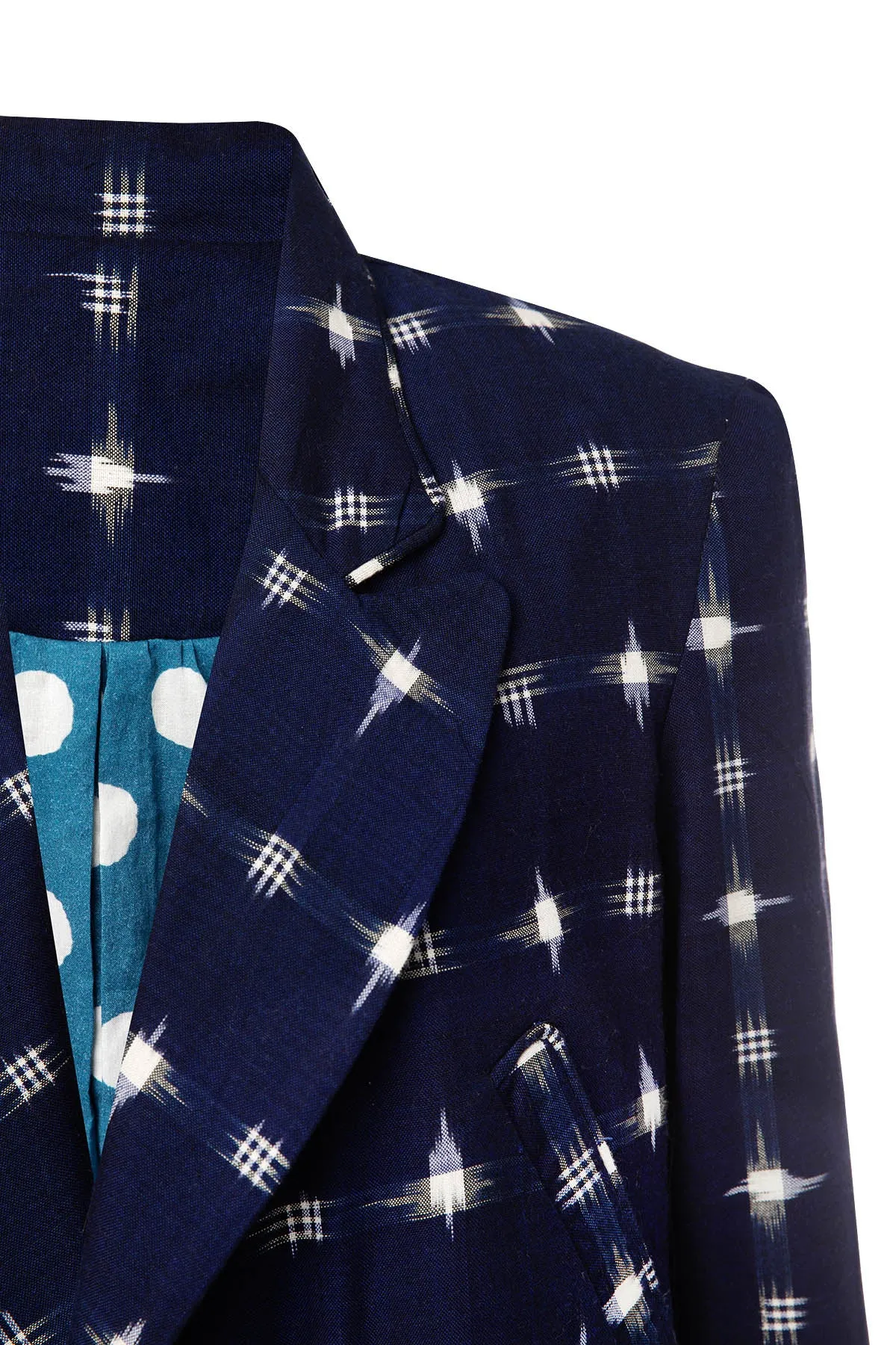 Demi Ikat Spot Blazer