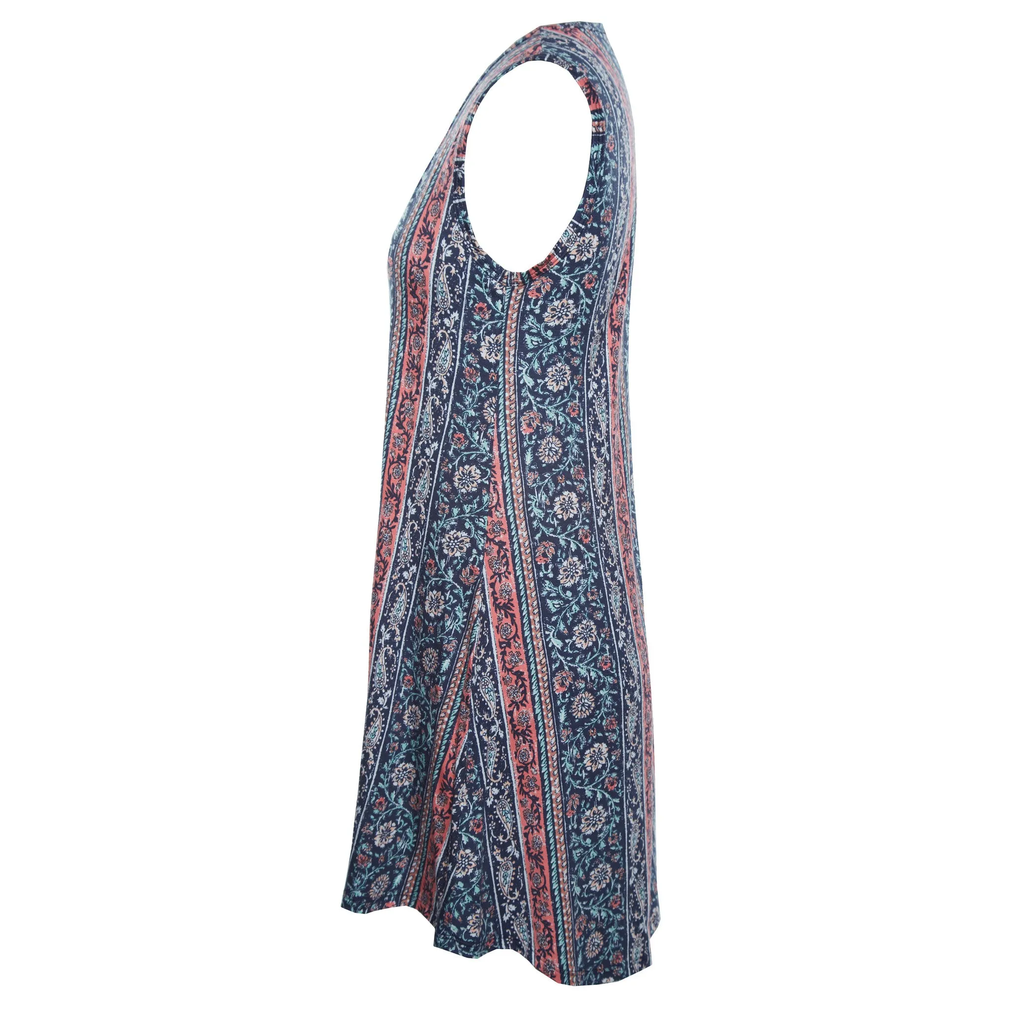 Diamond Sleeveless V Neck Mini Dress
