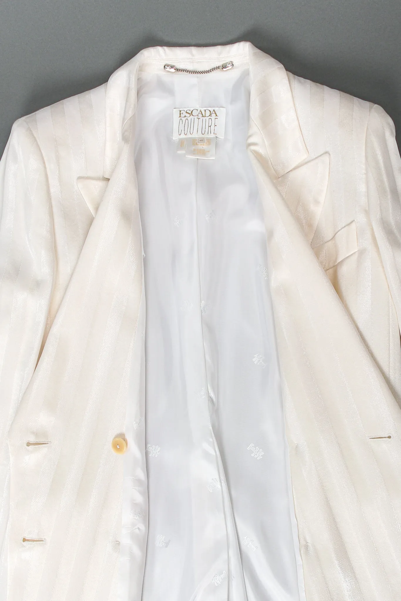 Double Breasted Jacquard Blazer
