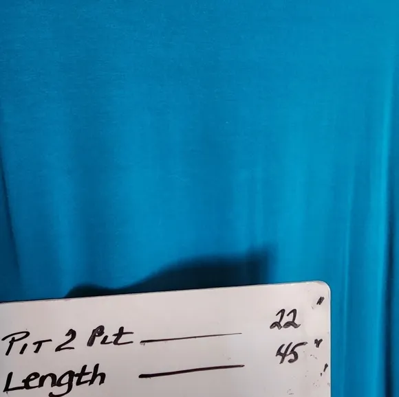 EILEEN Fisher Blue Sleeveless Scoop Neck Maxi dress SZ Medium