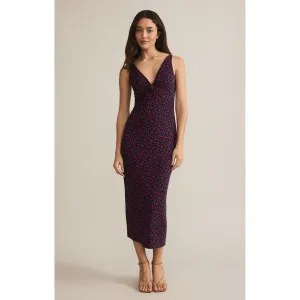 Eleve La Rosa Ditsy Midi Dress in Eclipse