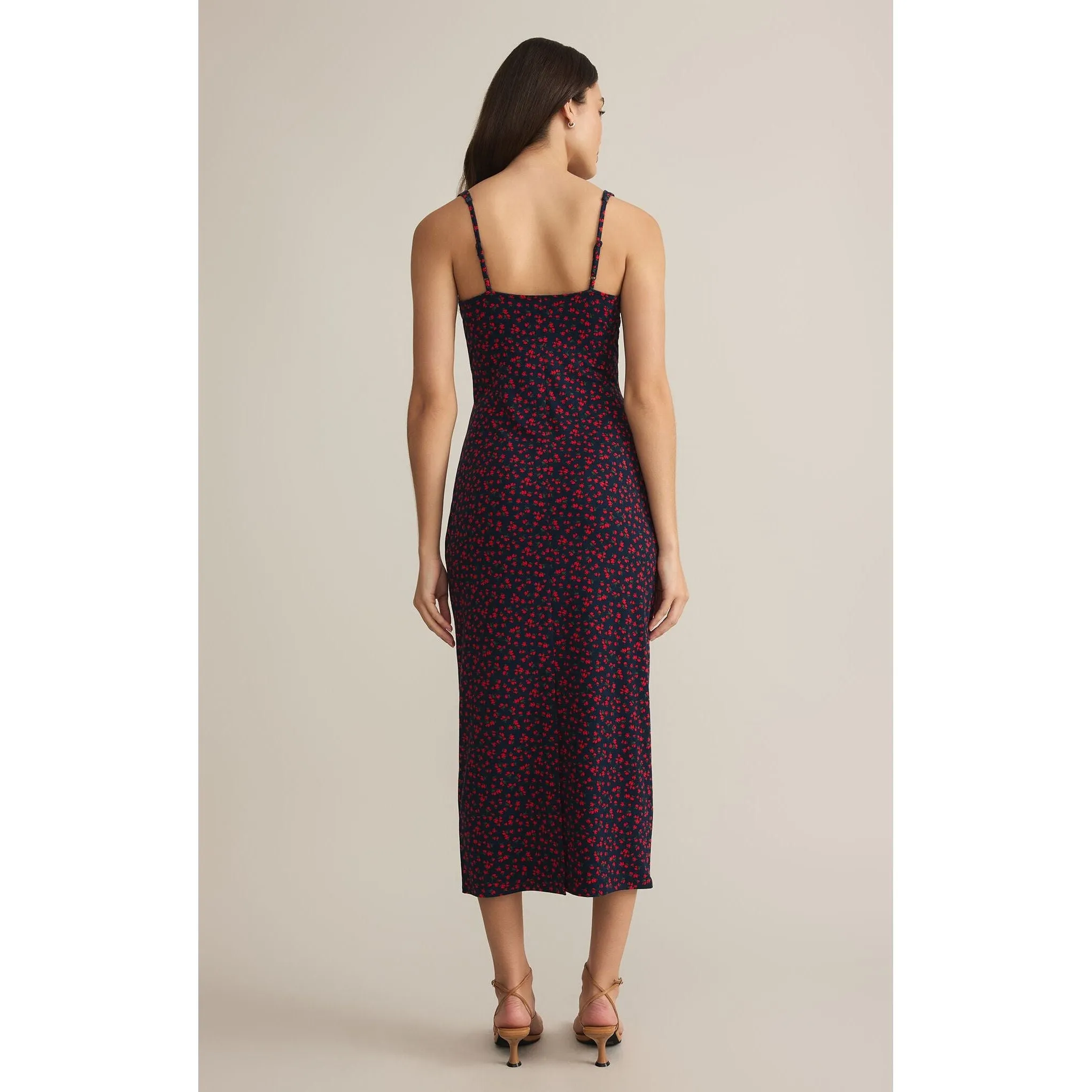 Eleve La Rosa Ditsy Midi Dress in Eclipse