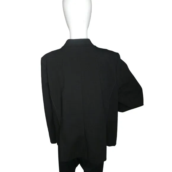 Eloquii The Ultimate Stretch Black One Button Blazer Women's 24