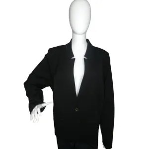 Eloquii The Ultimate Stretch Black One Button Blazer Women's 24