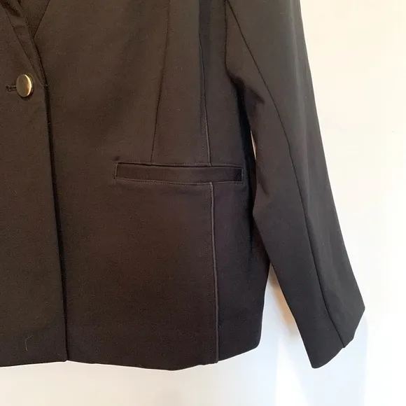 Eloquii Ultimate Stretch Work Blazer Black Ponte