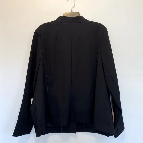 Eloquii Ultimate Stretch Work Blazer Black Ponte