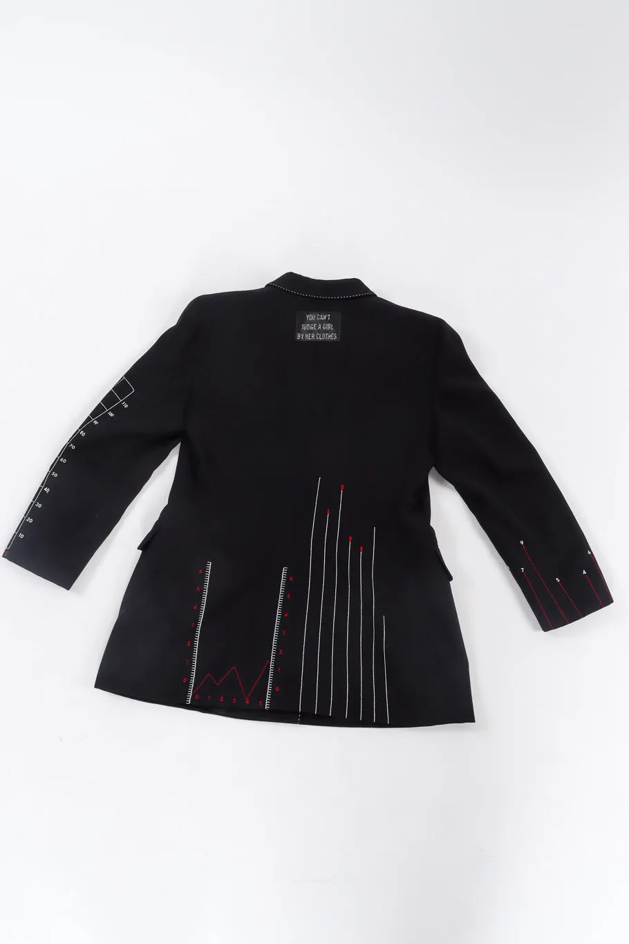 Embroidered Metrics Blazer