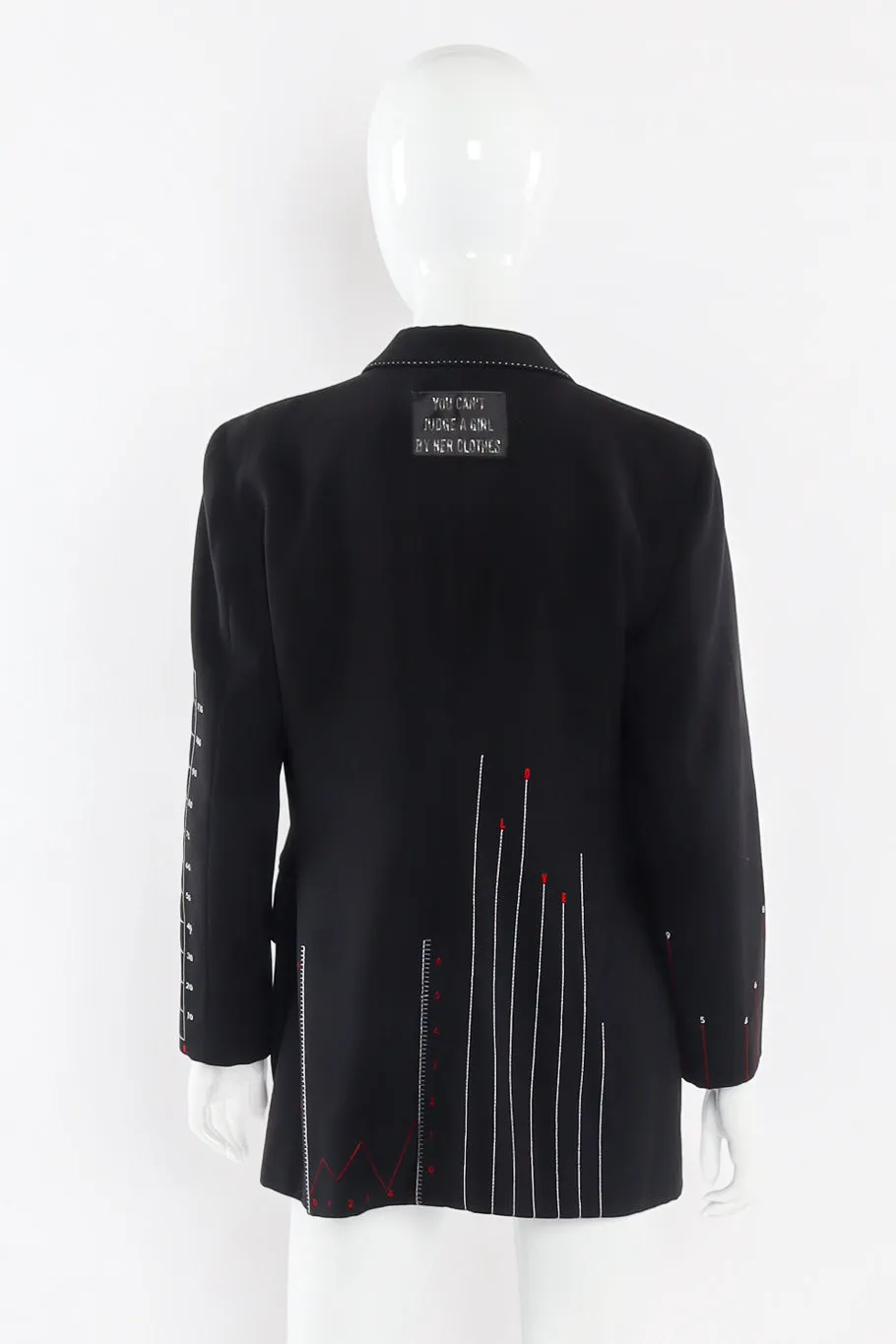 Embroidered Metrics Blazer