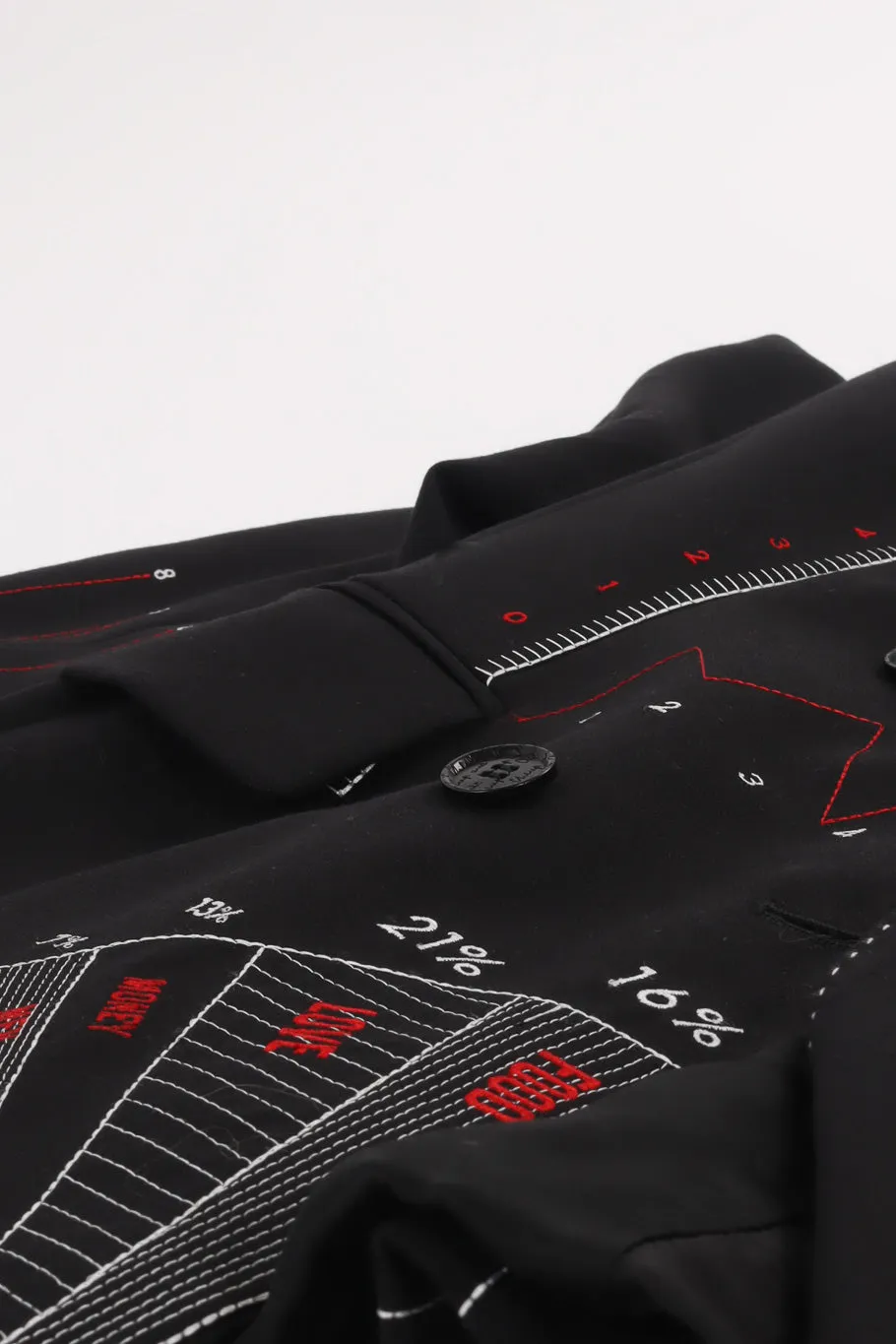 Embroidered Metrics Blazer