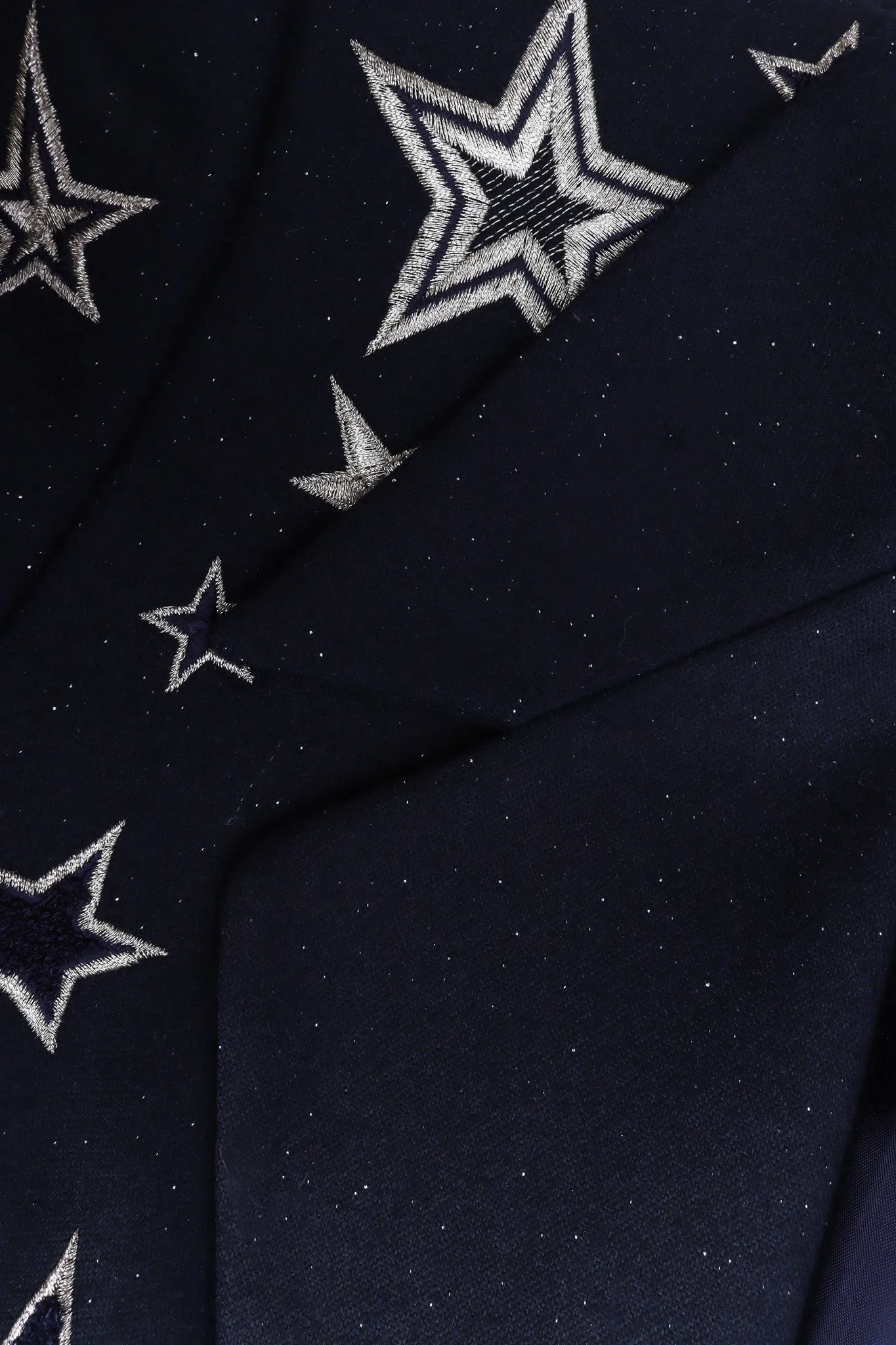Embroidered Star Wool Blazer