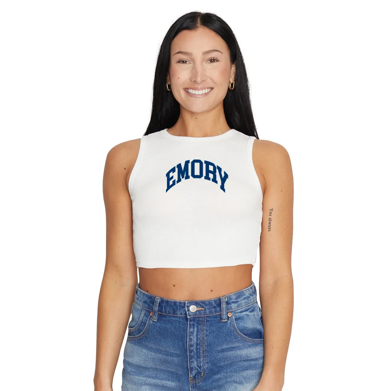 Emory Touchdown Ribbed Tank