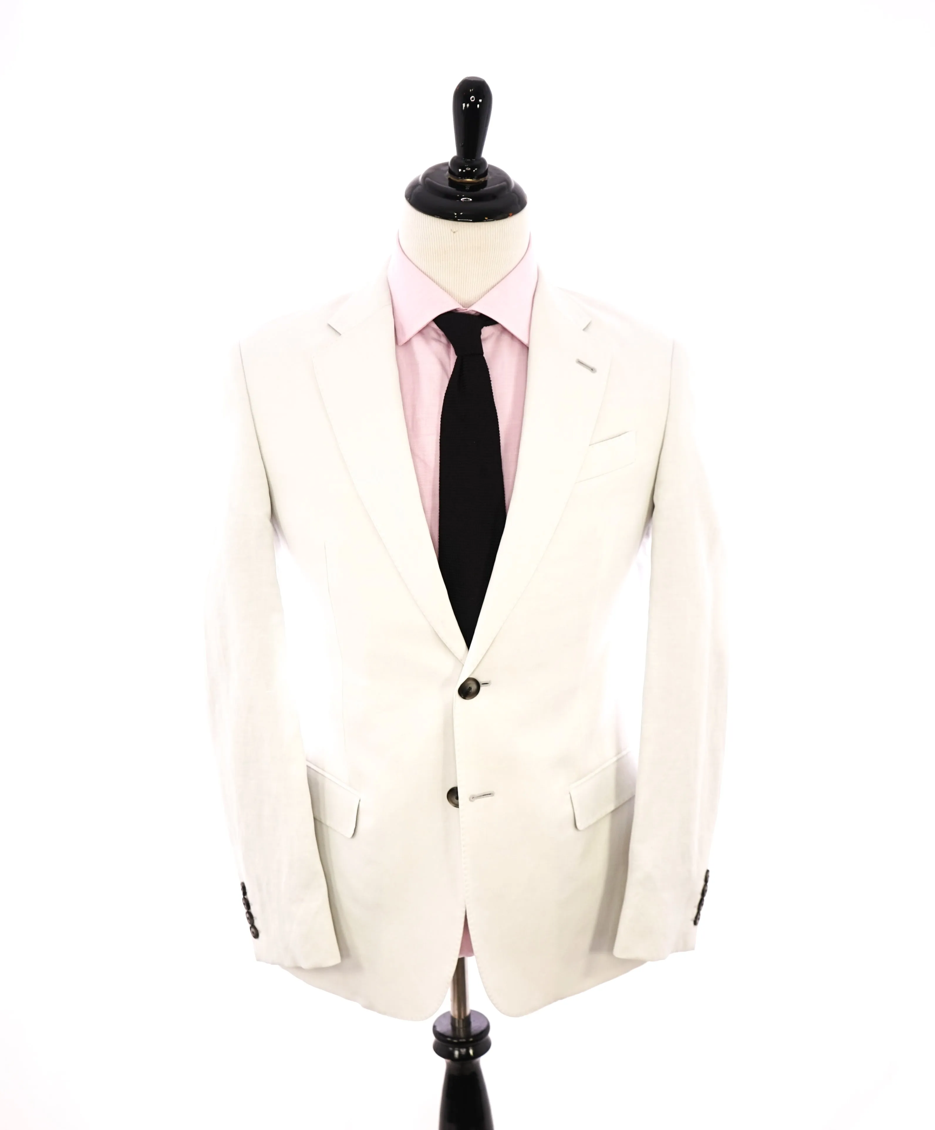 EMPORIO ARMANI- "G Line" Cream White LINEN BLEND Jacket Blazer - 38R