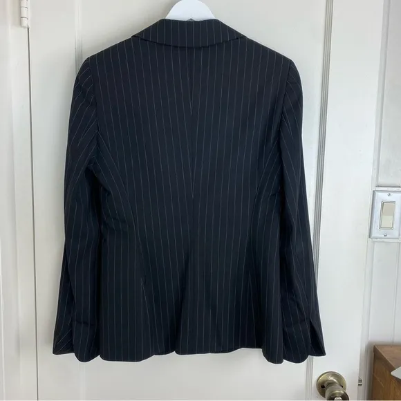 ESCADA Womens Pinstripe Wool Blazer size 38