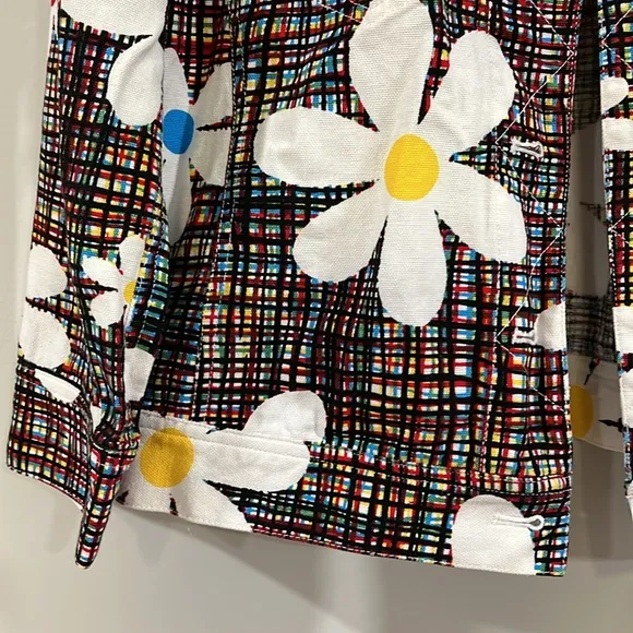 Etcetera - 100% cotton, 8, cropped denim jacket, rainbow, daisy