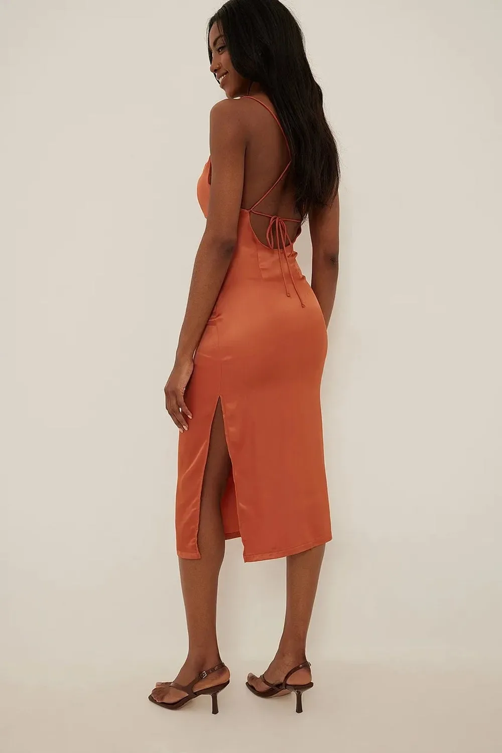 Etherealla Orange Dress