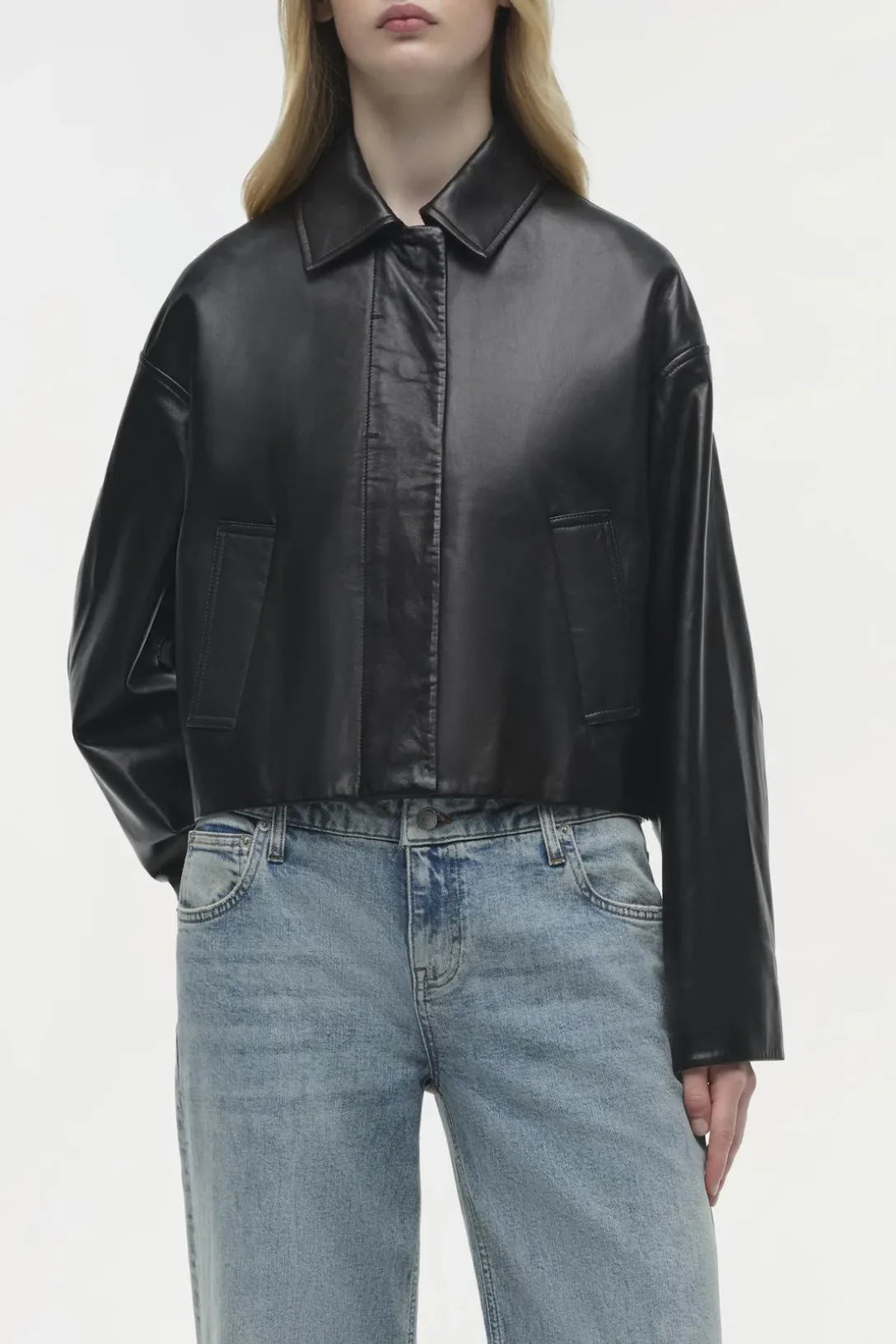 Everli Leather Jacket | Black