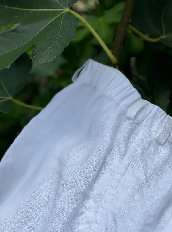 Farm to Table Unisex Pants, White