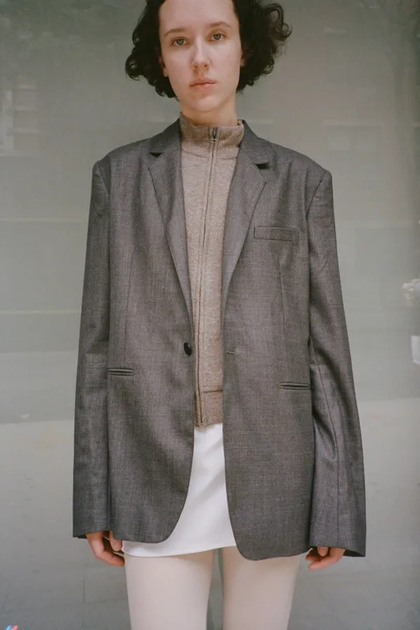 FOCUS BLAZER, MELANGE