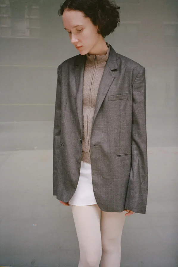 FOCUS BLAZER, MELANGE