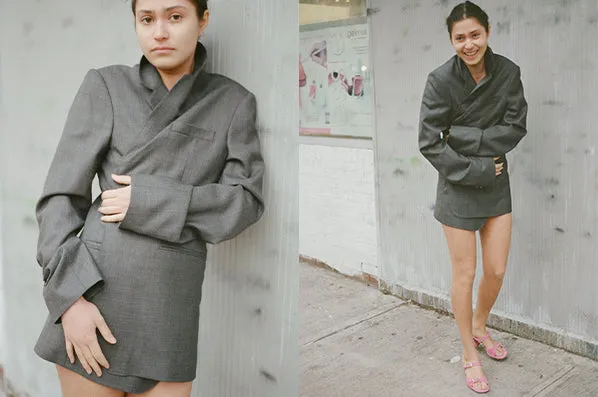 FOCUS BLAZER, MELANGE