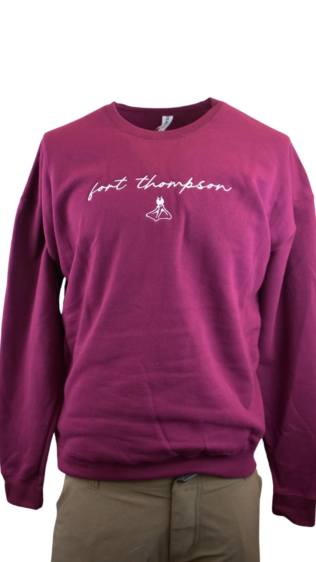 Fort Thompson Script Crewneck