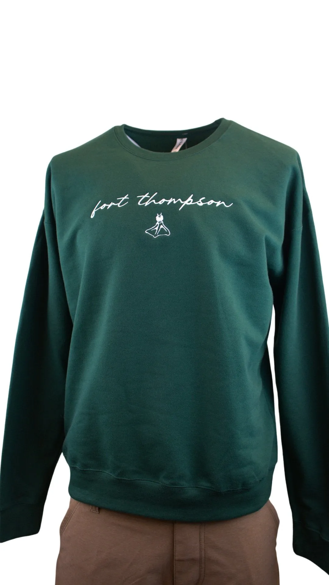 Fort Thompson Script Crewneck