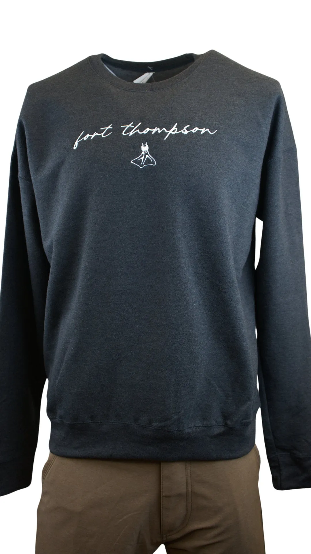 Fort Thompson Script Crewneck