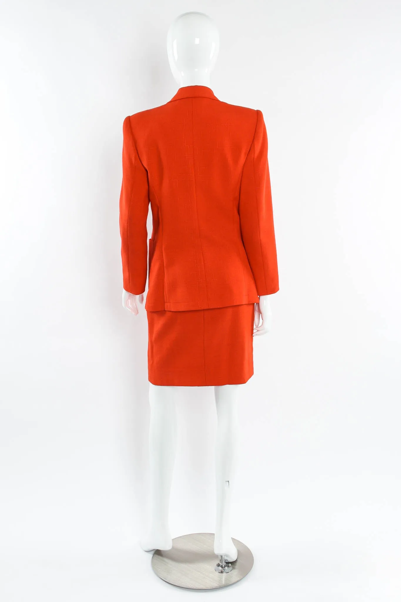 Geo Blazer & Skirt Suit Set