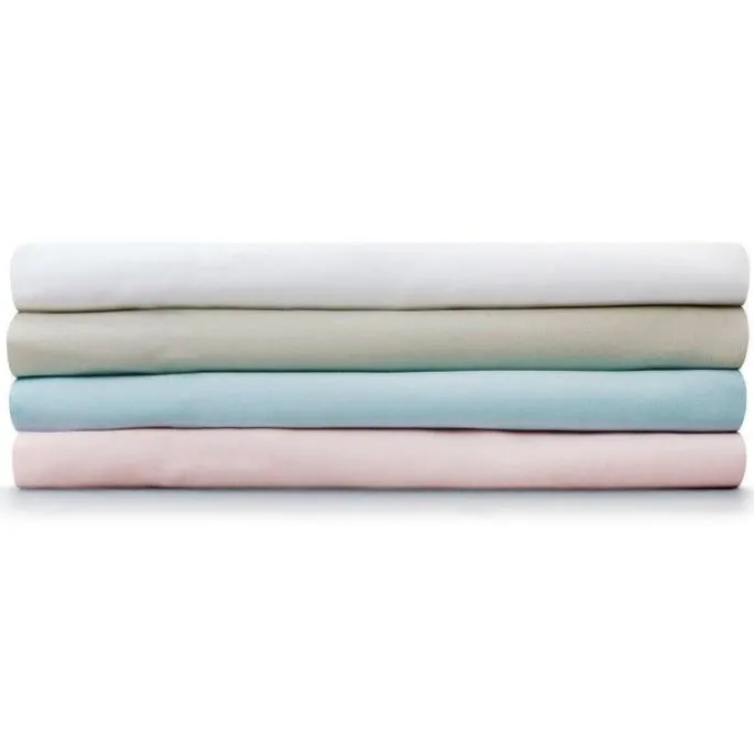 Giggle Baby - 2 Pack Organic large pram/Crib sheets To fit mattress: up to 95cm x 40cm. Pink.