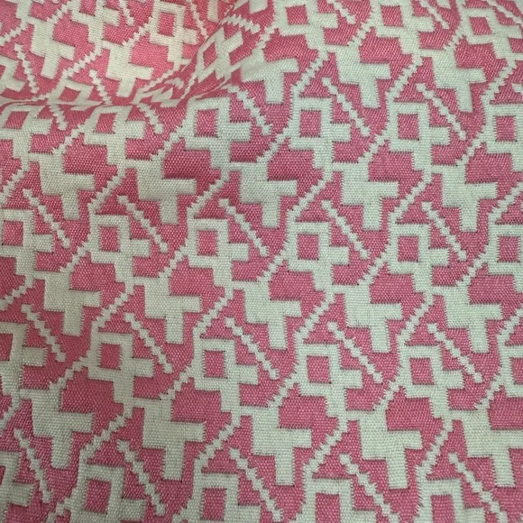 GUESS Pink &amp; White Fit &amp; Flare Cutout Dress NWT ‘Sweet Thang’ | Size Small