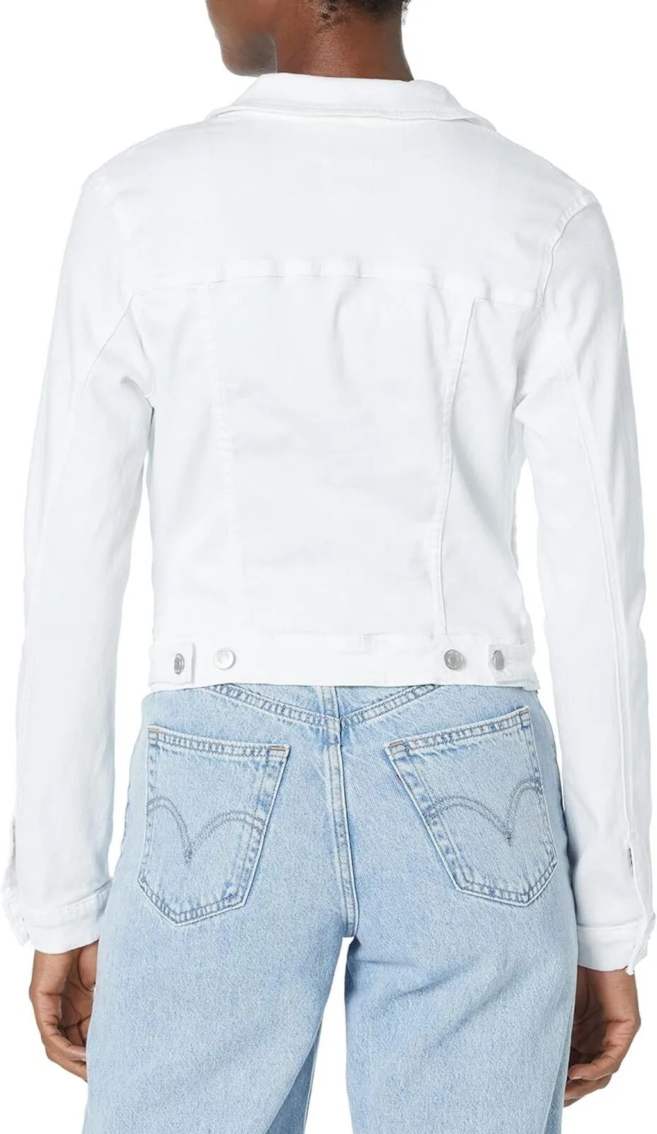 Guess Women's Essential Sexy Trucker Jacket W2GN0ED3AF5 White M
