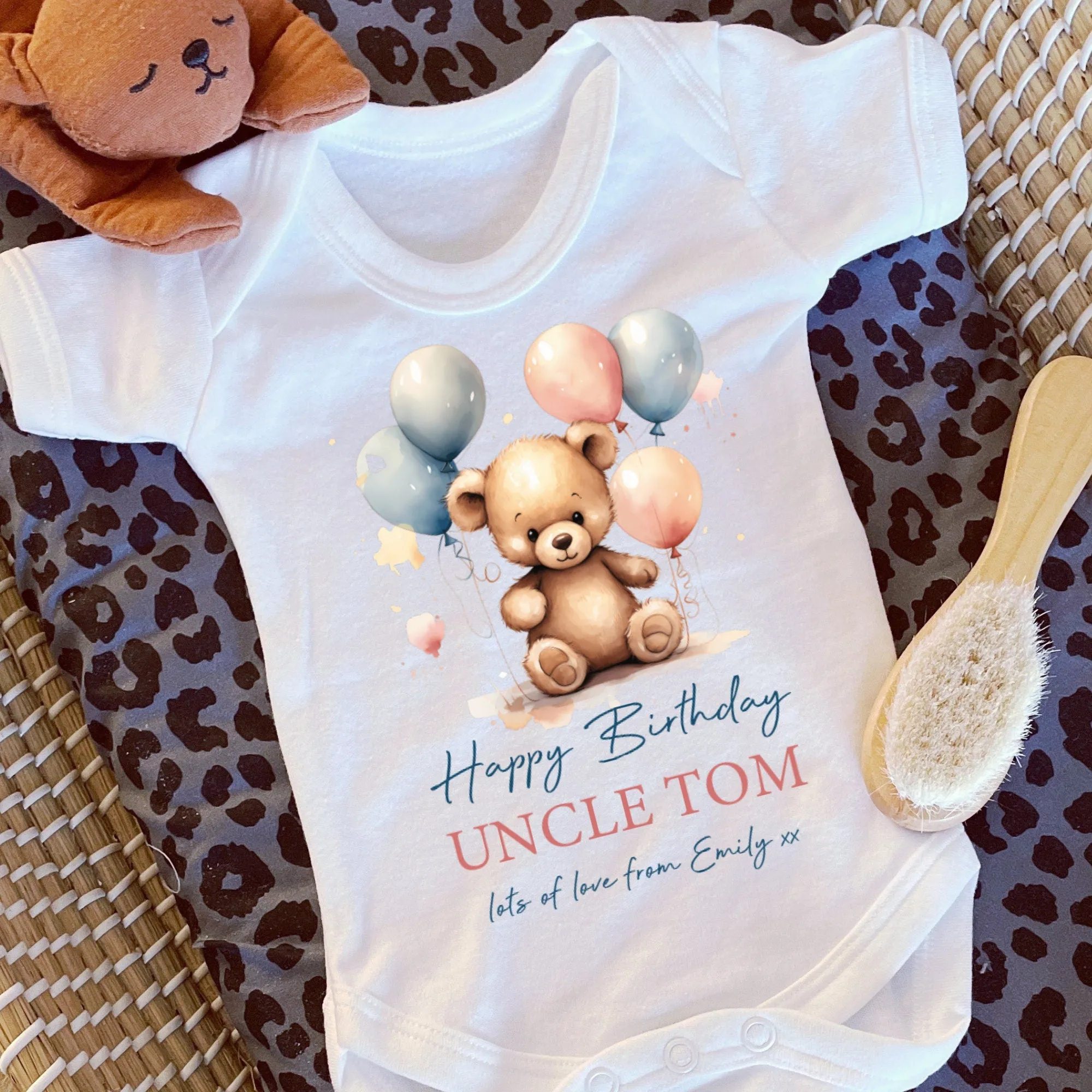 Happy Birthday Nana Babygrow, 1st Birthday as My Nanny, New Nan Gift, Grandma Birthday, Granny Birthday, Sleepsuit Vest Bodysuit Birthday