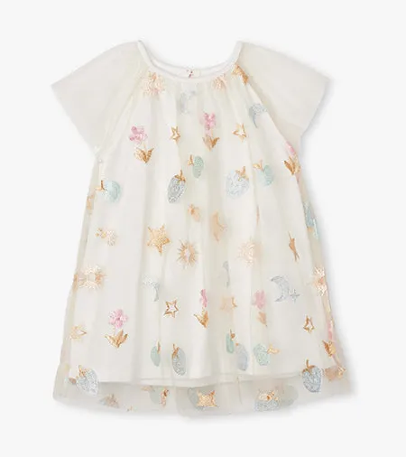 Hatley Gold Tulle Party Dress