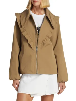 Heavy Twill Frill Jacket