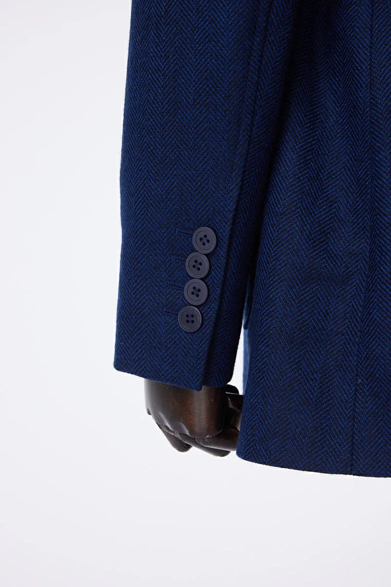 Herringbone Weave Women's Wool Jacket