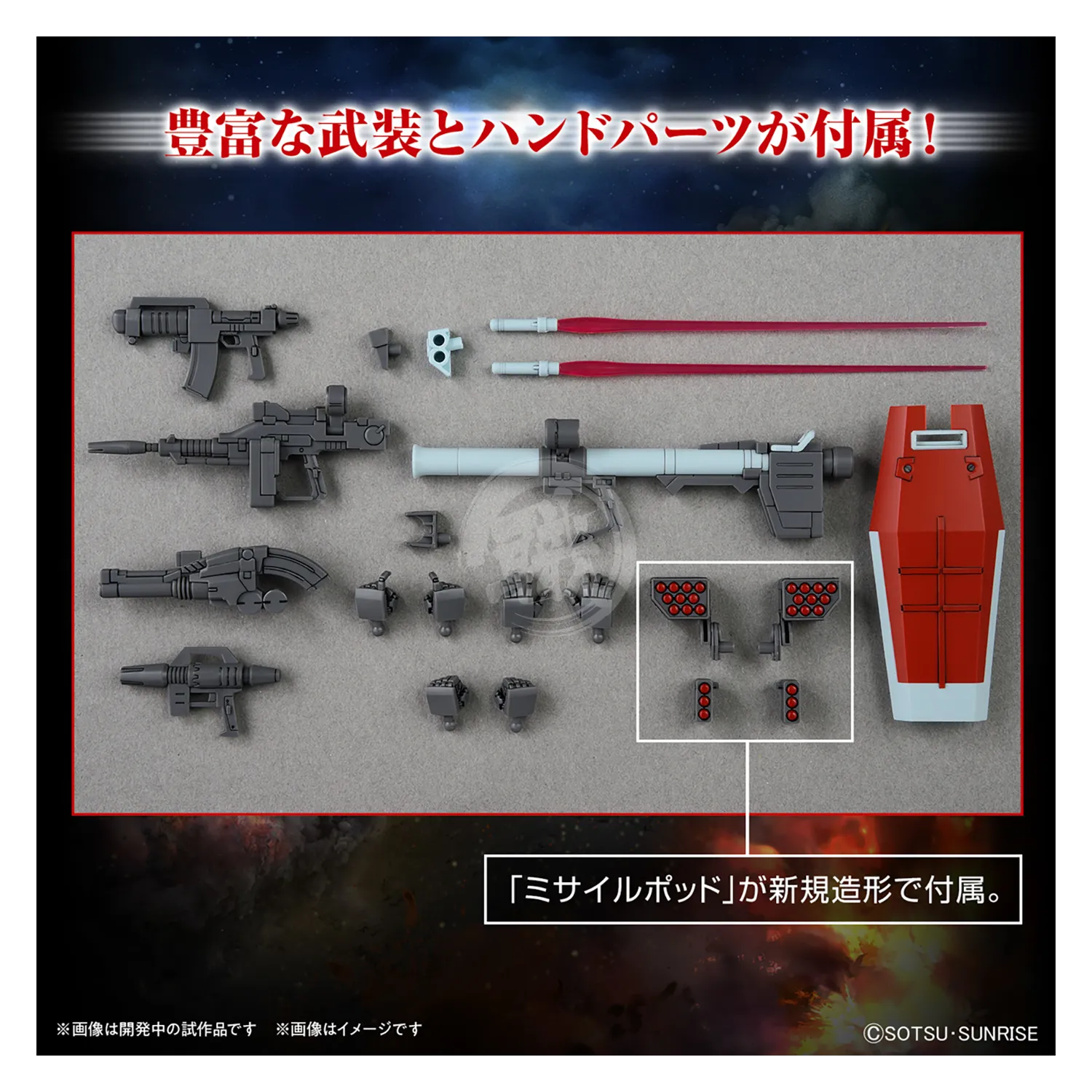 HG GM [Shoulder Cannon Equipped/Missile Pod Equipped]