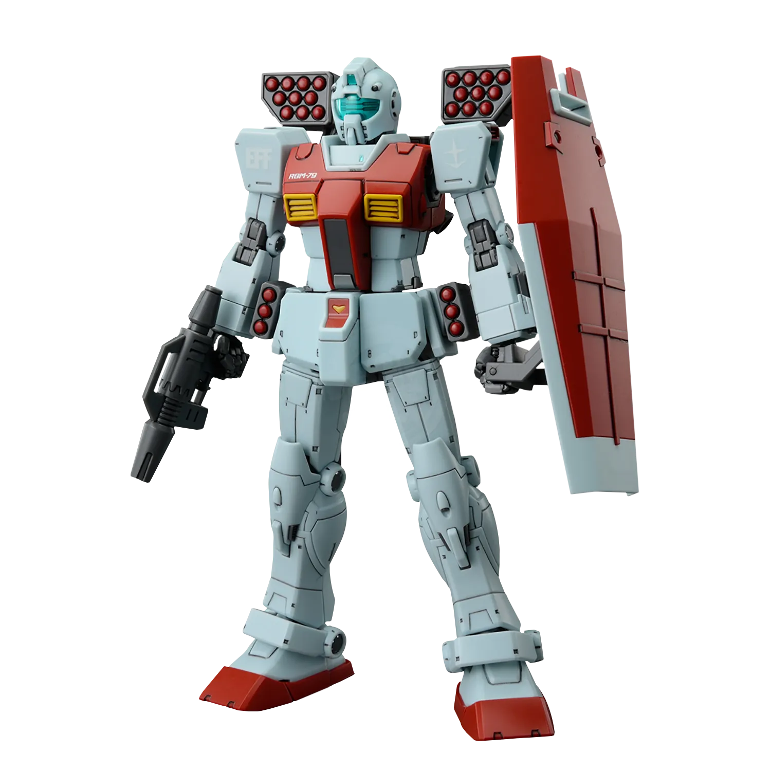 HG GM [Shoulder Cannon Equipped/Missile Pod Equipped]