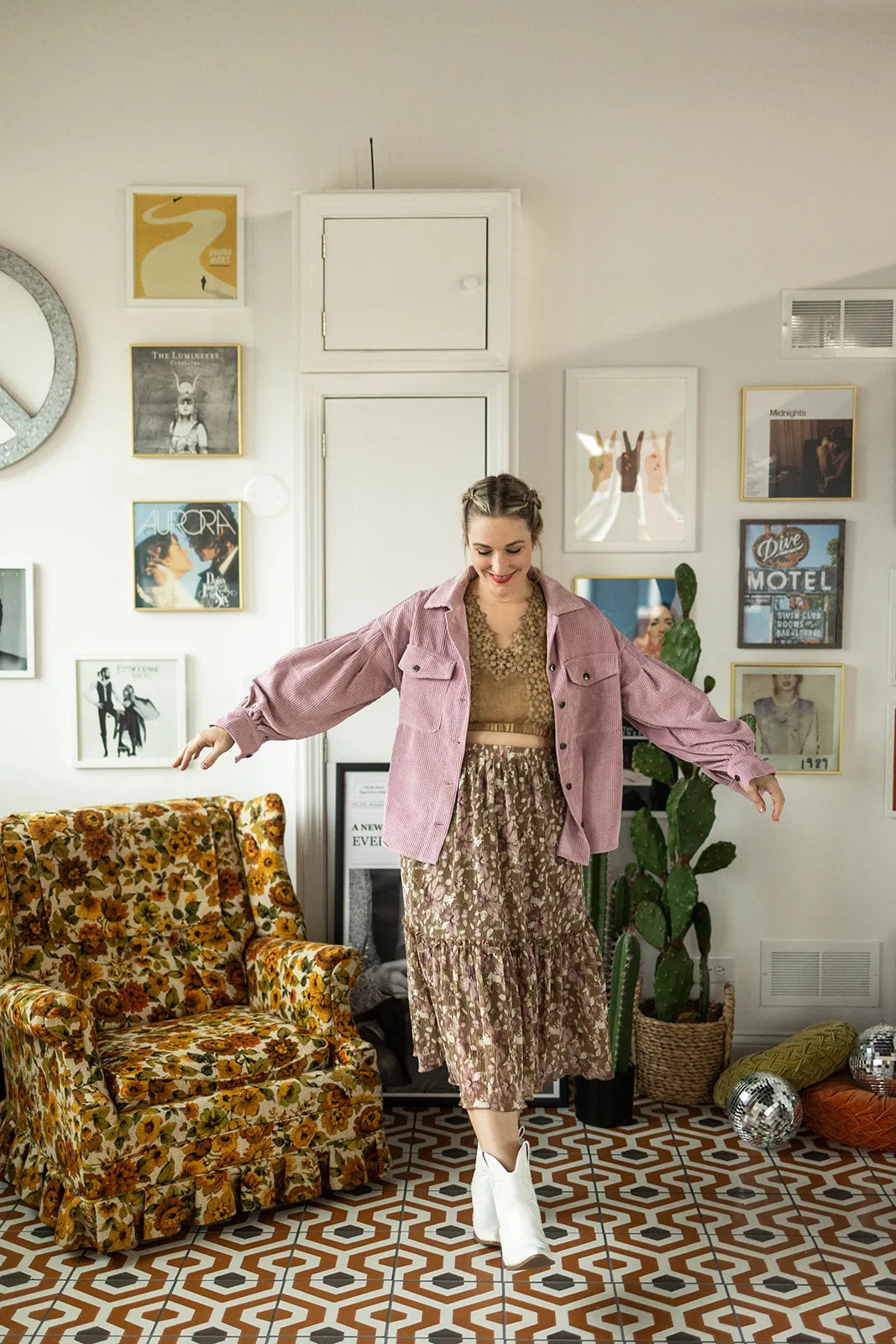 hudson jacket in rose